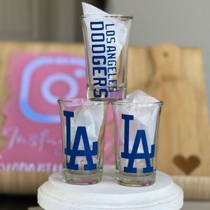 LA Dodgers inspired shot glass